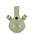 ROTTERDAM GREEN VASE TULIP 17X17X17CM