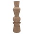 LISBOA BROWN VASE CURVES 20X20X72CM NM
