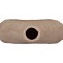 LISBOA BROWN VASE OVAL 21X8X34CM NM