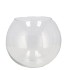 GLASS VASE BALL 20X16CM