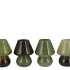 BICOLORE SUMMER GREEN MIX LED MUSHROOM ASS 12X15CM