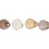 DELIGHT NATURAL BROWN MIX DROP VASE ASS 15X20CM NM