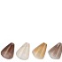 DELIGHT NATURAL BROWN MIX DROP VASE ASS 15X20CM