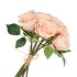 SILK ROSES BOUQUET 7X LIGHT PINK 26X20X30CM