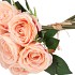 SILK ROSES BOUQUET 7X LIGHT PINK 26X20X30CM