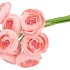 SILK RANUNCULUS BOUQUET 10X PEACH 32CM