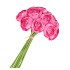 SILK RANUNCULUS BOUQUET 10X DARK BEAUTY 32CM