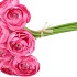 SILK RANUNCULUS BOUQUET 10X DARK BEAUTY 32CM