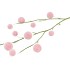 SILK FLOCKY FRUIT PINK 80CM