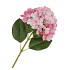 SILK HYDRANGEA WHITE/PINK 23X64CM NM