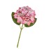SILK HYDRANGEA WHITE/PINK 14X45CM NM