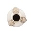 FROG WHITE VASE TUBE 14X14X19CM NM