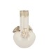 FROG WHITE VASE TUBE 14X14X19CM