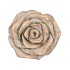 CONCRETE GOLD ROSE 11X11X11CM