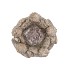 CONCRETE ANGEL WREATH GOLD POT 20X20X12CM
