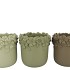 GIGI SUMMER GREEN MIX FLOWER POT ASS 31X31X30CM NM