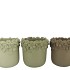 GIGI SUMMER GREEN MIX FLOWER POT ASS 27X27X25M