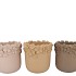 GIGI NATURAL BROWN MIX FLOWER POT ASS 27X27X25M NM