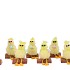EASTER FUN YELLOW DUCK SIT ASS 8X5X12CM