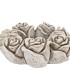 CONCRETE ANTIQUE ROSE WREATH POT 24X24X9CM