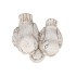 CONCRETE ANTIQUE BIRDS 16X16X13CM