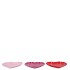 LOVE SWEET PINK MIX PLATE HEART ASS 10X9X2CM