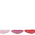 LOVE SWEET PINK MIX PLATE HEART ASS 16X15X2CM