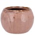 IRON STONE OLD PINK BALL POT 18X18X14CM