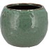 IRON STONE GREEN BALL POT 24X24X16CM