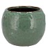 IRON STONE GREEN BALL POT 20X20X16CM