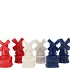 HOLLAND DUTCH MIX VASE MILL ASS 9X8X18CM NM