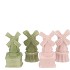 HOLLAND PISTACHE/PINK VASE MILL ASS 9X8X18CM