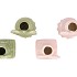HOLLAND PISTACHE/PINK VASE MILL ASS 12X11X24CM NM
