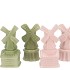 HOLLAND PISTACHE/PINK VASE MILL ASS 12X11X24CM