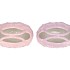 YFKE DREAMY LIGHT PINK/PURPLE VASE BAG RUFFLE ASS 20X13X20CM