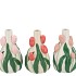 ISA SUMMER PINK VASE NECK TULIP ASS 14X13X22CM