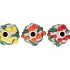 ISA DUTCH ORANGE/YELLOW/RED VASE NECK TULIP ASS 14X13X22 NM