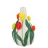 ISA DUTCH ORANGE/YELLOW/RED MIX VASE NECK TULIP 14X13X22CM