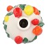 ISA DUTCH ORANGE/YELLOW/RED MIX VASE NECK TULIP 16X16X26CM