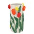 ISA DUTCH ORANGE/YELLOW/RED MIX CILINDER TULIP 14X14X23CM