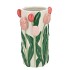 ISA SUMMER PINK MIX VASE CILINDER TULIP 14X14X23CM