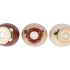 LUCY NATURAL BRWN/BEIGE/WH MIX VASE TULIP WOMAN ASS 9X8X22CM