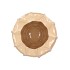 LIMA BEIGE VASE CARVE 27X27X23CM