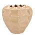 LIMA BEIGE VASE CARVE 30X30X28CM