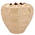 LIMA BEIGE VASE CARVE 36X36X33CM NM
