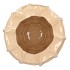 LIMA BEIGE VASE CARVE 36X36X33CM