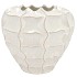 LIMA WHITE VASE CARVE 36X36X33CM