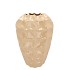 LIMA BEIGE VASE LONG CARVE 22X22X29CM