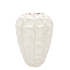 LIMA WHITE VASE LONG CARVE 22X22X29CM