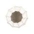 LIMA WHITE VASE LONG CARVE 22X22X29CM